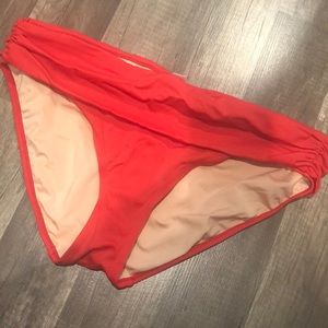 Red bathing suit bottom